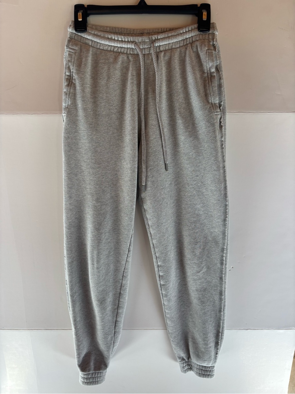 Aerie Women’s Gray Terry Jogger Sweatpants Drawstring Elastic Waist, size XS